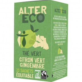 ALTE The vert citron vert gingembre 40g bio