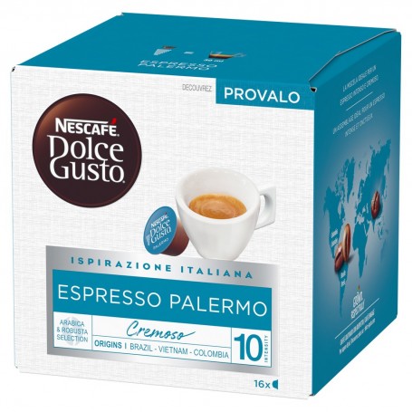 Capsules NESCAFE DOLCE GUSTO Espresso Palermo 16 Capsules