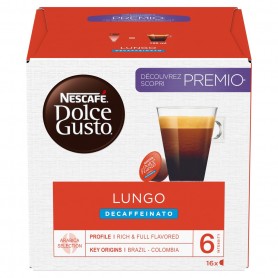 Capsules NESCAFE DOLCE GUSTO Lungo Decaffeinato Boîte de 16 capsules