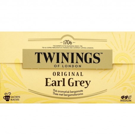 Thé Original Earl Grey Twinings 25 Sachets