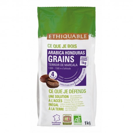 CAFE ARABICA GRAINS HONDURAS BIO 1KG