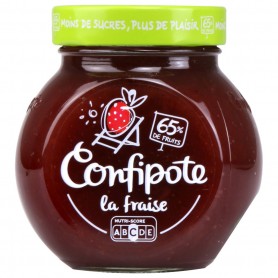 CONFIPOTE Confiture allégée en sucres Pot Fraise 350g