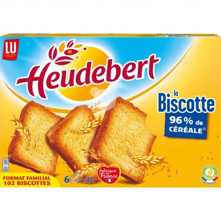 Heudebert Biscotte Nature 102T 830g