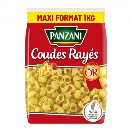 PANZANI COUDES RAYÉS 1KG