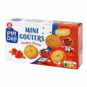 MINI GOUTER ROND FOURRE FRAISE 168G(1028473)