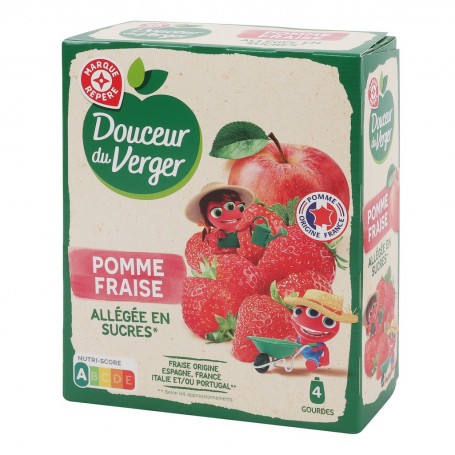 GOURDES ALL POMME FRAISE 4X90G(1062086)