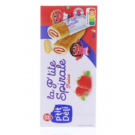 LES P'TITES SPIRALES FRAISE 150G(1067610)