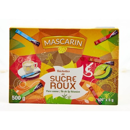 Buchette de sucre roux - MASCARIN - 500g