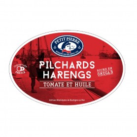 PILCHARDS HARENGS TOMATE ET HUILE 