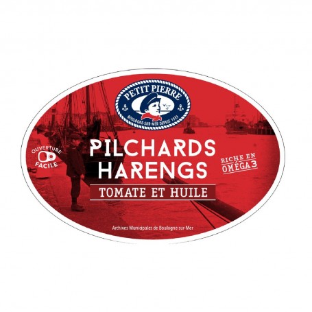 PILCHARDS HARENGS TOMATE ET HUILE 