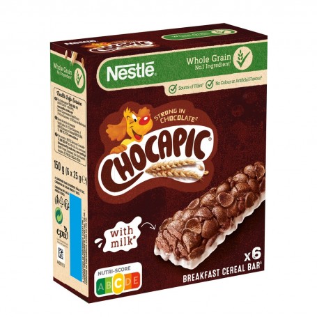 NESTLE CHOCAPIC Barres de Céréales 6x25g