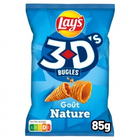 Lay's 3D's Bugles goût nature 85 g