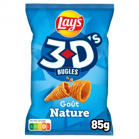 Lay's 3D's Bugles goût nature 85 g