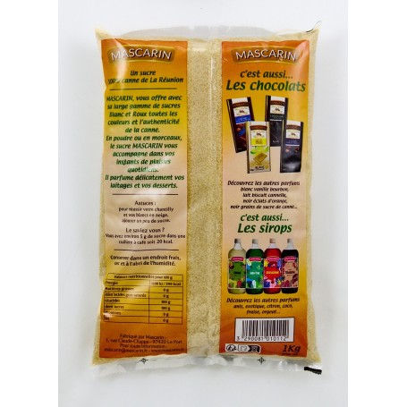 Sucre de canne - MASCARIN - 1kg