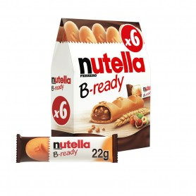 Biscuits Nutella B-ready x6 gaufrettes fourrées - 132g