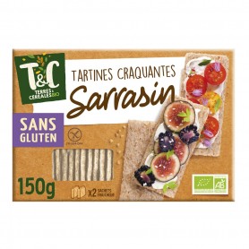 TARTINES CRAQUANTES AU SARRASIN 150 g AB* BIO