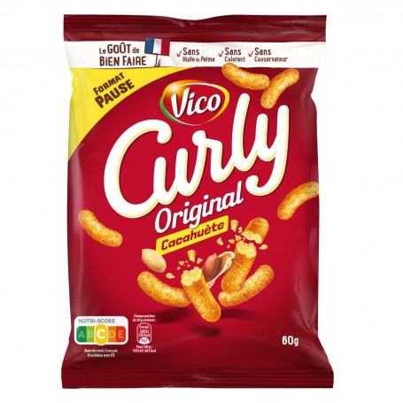 CURLY CACAHUETE 60G