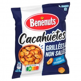 Bénénuts Cacahuètes grillées  non salées 200 g