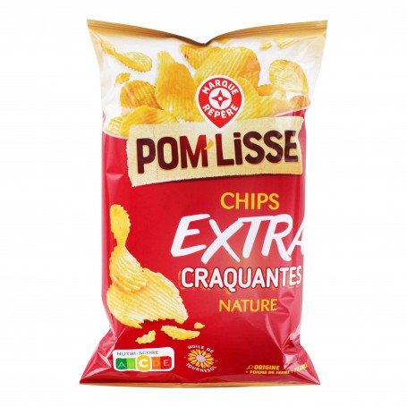 CHIPS NAT CRAQUANTES ONDULEES 150G(1012072)
