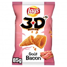 Lay's 3D's Bugles goût bacon 85 g