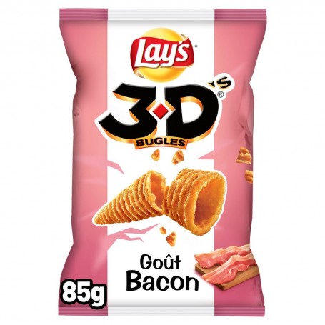 Lay's 3D's Bugles goût bacon 85 g