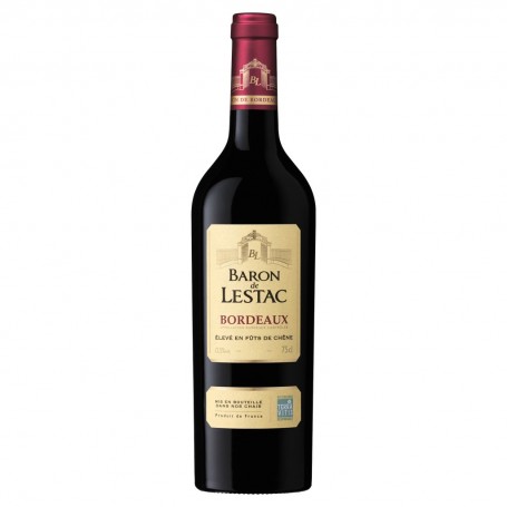 BORDEAUX ROUGE BARON DE LESTAC 75CL