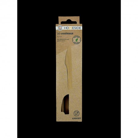 20 COUTEAUX EN BOIS