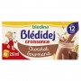 BLEDINA BLEDIDEJ Croissance Chocolat Gourmand 4x250ml Dès 12 mois