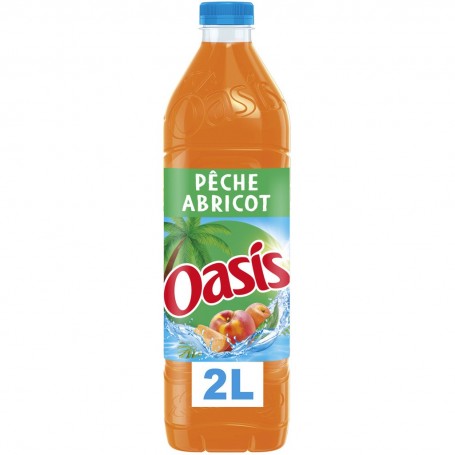 OASIS PECHE ABRICOT PET 2L