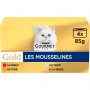 GOURMET GOLD Les Mousselines - 4 x 85 g - Boîtes pour chat adulte