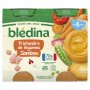 BLEDINA POTS Printanière de Légumes Jambon 2x200g Dès 6 mois