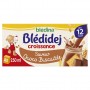 BLEDINA BLEDIDEJ Saveur Choco biscuitée 4X250ml Dès 12 mois 