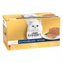 GOURMET GOLD Les Mousselines - 4 x 85 g - Boîtes pour chat adulte
