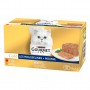 GOURMET GOLD Les Mousselines - 4 x 85 g - Boîtes pour chat adulte