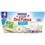 NESTLE P'TIT ONCTUEUX BIO Nature au Sucre de Canne 4x90g