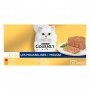 GOURMET GOLD Les Mousselines - 4 x 85 g - Boîtes pour chat adulte