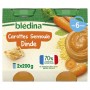 BLEDINA POTS Carottes Semoule Dinde 2x200g Dès 6 mois