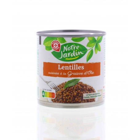 LENTILLES GRAISSE OIE 1/2 400G(1063004)