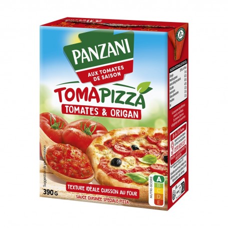 PANZANI SCE TOMAPIZZA TOMATES () ORIGAN 390G