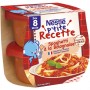 NESTLE P'TITE RECETTE  Spaghetti à la Bolognaise - 2 x 200g-Dès 8 mois