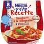 NESTLE P'TITE RECETTE  Spaghetti à la Bolognaise - 2 x 200g-Dès 8 mois
