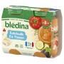 BLEDINA POTS Ratatouille Riz Poisson 2X200G dès 8 mois