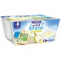 NESTLE P'tit Brassé BIO Poire Banane 4 x 90g - Dès 6 mois