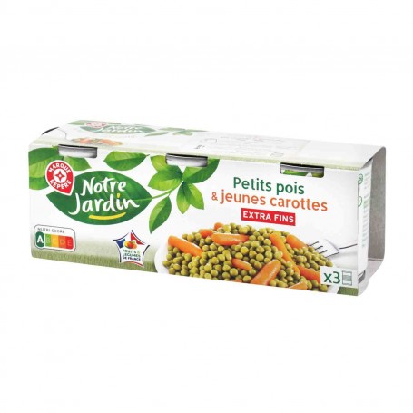PETITS POIS CAROT EF 3X130G PNE(1068225)