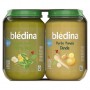 BLEDINA POTS 2 Printanière de Légumes Jambon / 1 Epinard Semoule Merlu / 1 Purée de Panais Dinde 4x200g dès 6 mois