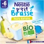 NESTLE P'tit Brassé BIO Poire Banane 4 x 90g - Dès 6 mois