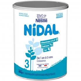 NESTLE NIDAL 3 Lait de Croissance 800g de 1 à 3 ans