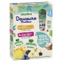 BLEDINA GOURDES FRUITS Douceurs Fruitées 100% Végétal 2 Pommes Bananes Ananas / 2 Pommes Bananes Myrtilles Mûres 4x90g Dès 6 mo