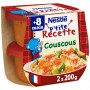 NESTLE PTITE RECETTE Couscous - 2 x 200g - Dès 8 mois