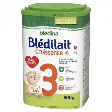 BLEDINA BLEDILAIT CROISSANCE + 900g De 1 an à 3 ans